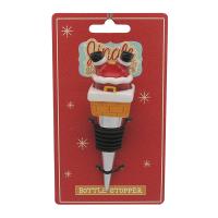  Bottle Stopper, Santa Legs 