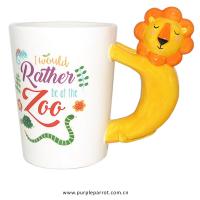  Zooniverse Shaped Handle Mug Lion 