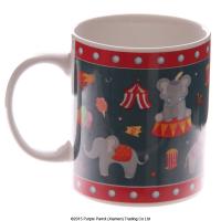  Circus Elephants Bone China Mug 