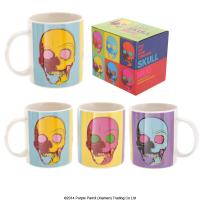  Ted Smith Pop Art Skulls Bone China Mug 