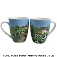  Bone China Picture Mug Jan Pashley Cows 