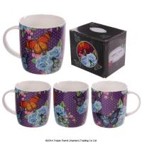  Butterfly Chintz Bone China Mug 