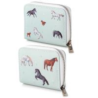  Willow Farm Horses Small Zipped Purse 