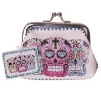  Day of the Dead Skull Tic Tac Purse 