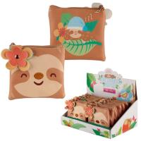  Just Hanging Around Sloth PVC Change Purse 