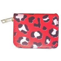  Wild Life Animal Print Zip Around Small Wallet Purse 