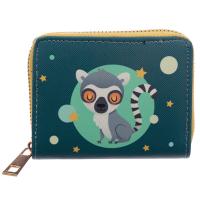  Lemur Mob Zip Around Small Wallet Purse 