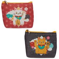  Maneki Neko Lucky Cat PVC Purse 