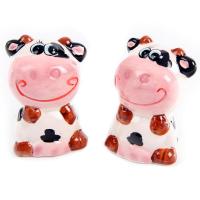  Ceramic Kitchen Cow Pepper & Salt Set 