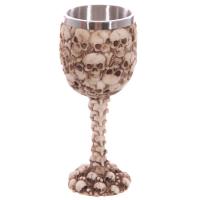  Multi Skull & Spine Goblet-Decorative Only 