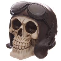  Skull Gifts - Skull with Flying Goggles and Flying Hat Money box 
