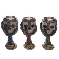  Dragons Claw and Warrior Skull Decorative Goblet 
