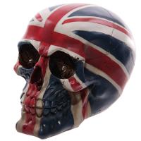  Gruesome Union Flag Skull Decoration 