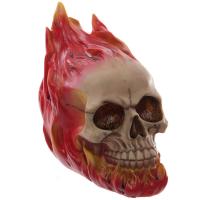  Gruesome Fire Skull Decoration 