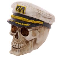  Skull Wearing Sailor Cap 