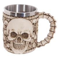  Multi Skull with Skull Emblem Decorative Tankard 