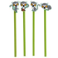  Lemur Mob Pencil with PVC Topper 