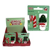  Small Hair Clasp Jingle Bunch Set/3 