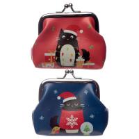 Festive Feline Fine Cat PU Purse 
