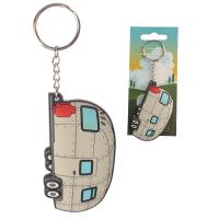  Retro Caravan PVC Keyring 